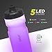 led2O Light-Up Squeeze Sports Water Bottle with Dual-Mode LED Lighting, 20 Ounce (1)