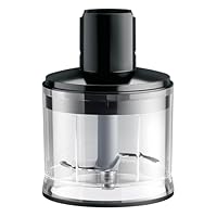 Braun Zerkleinerer Aufsatz MQS 230 BK mit EasyClick Plus System - Zubehör für Braun Stabmixer MultiQuick 7 und 9, BPA-frei, Fassungsvermögen 500 ml, Schwarz