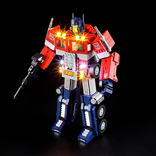 Lightailing Set di luci per Lego 10302 Optimus-Prime – Set di illuminazione a LED compatibile con i mattoncini Lego – modello non incluso - Lego - Immagine 3