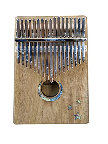 Kalimba 21 Keys Thumb Piano Professional Kalimba Acacia Kalimba Solid Wood Marimba W/Engraved Notes W/ Hard Case,Mbira Instruments Sound Healing Instruments Meditation Instruments (Acacia Wood) #TOP2