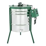 SAF Natura Honigschleuder elektrisch radial | 20 Waben | Dadant US Rahmen | 12 x Langstroth Rahmen | intuitive Steuerung | Edelstahl | Imkereibedarf | MITO
