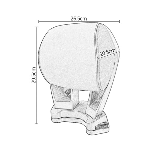 Dossier passager NMAX 125 et 155 version 2025 support arrière avec coussin confort