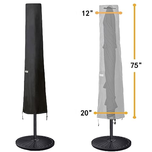 Garden Balsam Capas para guarda-chuvas de pátio para guarda-chuvas de pátio de 3 a 3,4 m, à prova d