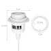 kwmobile Portalámpara E14 con interruptor - Cable de red con interruptor y...