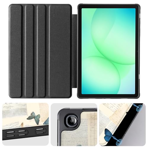 Image of CoBak Case for Samsung Galaxy Tab A11+ Plus 11 inch 2025, Multi-Viewing Angles, All New PU Leather Folio Stand Cover with Auto Sleep Wake Feature for Samsung Galaxy Tab A11+ Tablet 11-inch, Butterfly