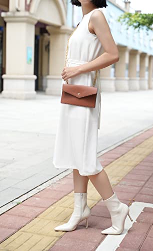 MKF Collection Crossbody Bag for Women, Envelope Clutch Pouch Vegan Leather Crossover Handbag Purse By Mia K4