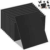 mawmuaw EVA Foam 6 Stk Moosgummi Platten Schwarz Schaumstoff A4 210x297x5mm