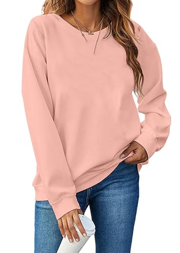 Image of MNLYBABY I Am Done Adulting Sweatshirt for Women Cute Graphic Sweatshirts Casual Long Sleeve Vacation Trip Shirt Tops, Pink, XX-Large