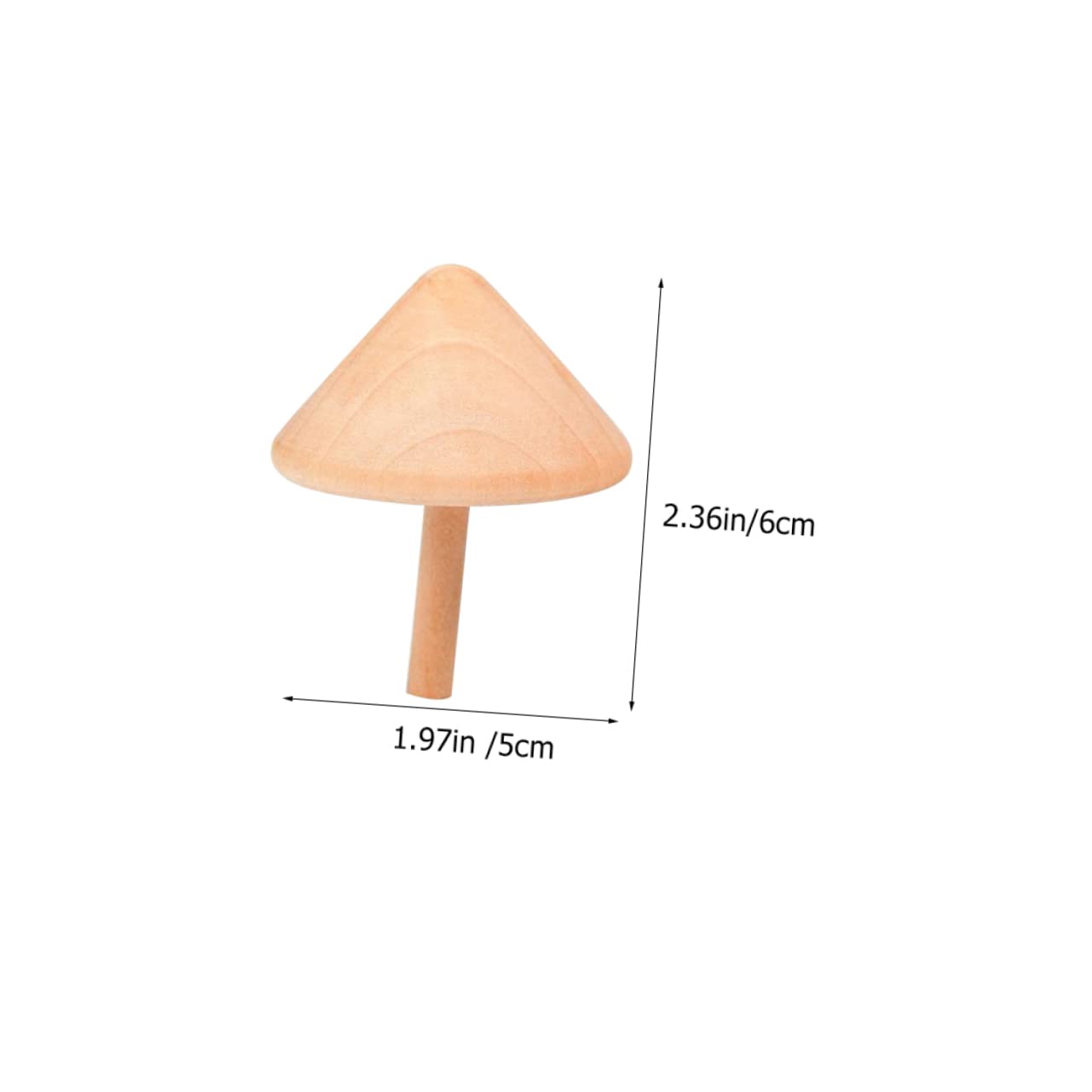 Vaguelly 4pcs Wooden Spinning Top for Boys Preschool Kindergarten Interesting Gyro Portable Funny Gyro Playthings Wooden