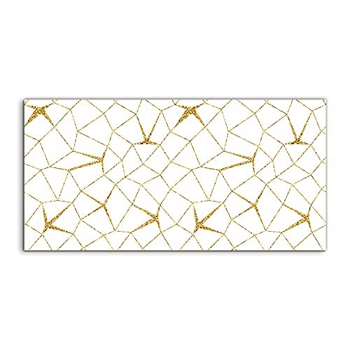 Photo sur verre Coloray 140x70cm tableau abstrait Mosaic pattern decoration murale grand format