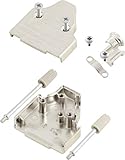  Capot SUB-D 15 pôles MH Connectors 6560-0139-12 métal 45 ° Argent 1 pc(s)