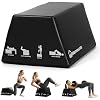 WARMOUNTS Hip Thrust Bench, Multi-Functional Hip Thrust Machine for Strength Training, Glute Bridge Box with Handle, Non-Slip Pad and Smooth Rim Design, for Home and Gym, 700LB Load Capacity