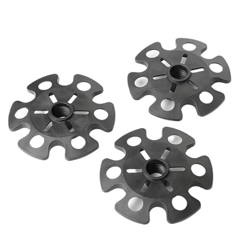 Ski Pole Basket 30Pcs Trekking Pole Snow Baskets Rubber Replacement Mud Sand Ski Tips for Hiking Walking Stick