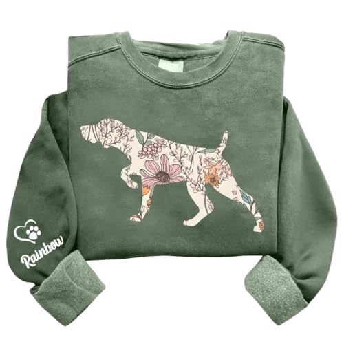 Personalized German Shorthaired Pointer Sweatshirt, Cute
