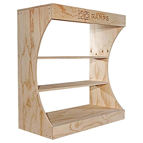 OC Ramps Halfpipe Bookshelf Skateboard Gift Organizer