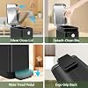 Dog Poop Trash Can Outside with Poop Scooper for Dogs, 12L/3.2Gal Metal Outdoor Garbage Can with Lid Suitable for Small, Medium and Large Dogs (Tungsten Steel)