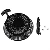Contenu du kit : ce kit contient 1 démarreur à recul rotatif, 1 corde de traction et 3 vis afin que vous ayez les composants essentiels pour échanger le démarreur sur des générateurs 420 cc compatibles et des moteurs à arbre horizontal 5HP série 2100 comme la pièce 797747.