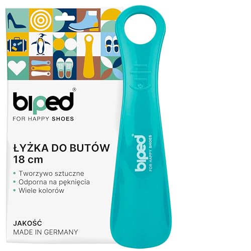 biped Łyżka do butów z tworzywa sztucznego 18 cm – ergonomiczna, kompaktowa i lekka – idealna dla dzieci i dorosłych w podróży i na co dzień z1560(benzyna)