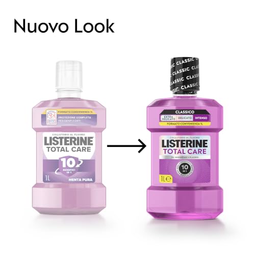 LISTERINE Collutorio Senza alcool Total Care Intenso, 2 x 1L - Immagine 1
