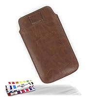 Etui Ultra Slim Universel Taille M Pour Motorola Defy Mini - Cuir écologique - Anti-choc