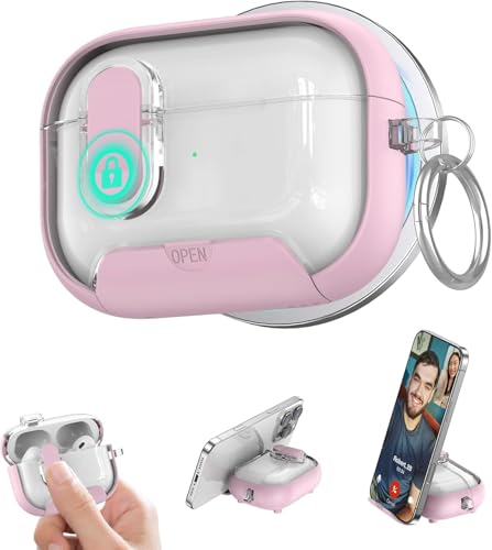 For AirPods Pro 3 �P�[�X�y2025�N�V�o�� BARDATS�z���C���C�����X�[�d�\ �����X�i�b�v�X�C�b�`�t�� TPU+PC�� �J���r�i�t�� �����h�~ �y�� �����h�~ �h�~ �L�Y�h�~ �w��h�~ �h�� �ϏՌ� �S�ʕی� AirPods Pro
