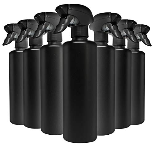 Preisvergleich Produktbild KABITEC HS-SPRÜHER in edlem Schwarz 500ml - 7er-Pack, nachfüllbare Kunststoff Sprühflasche, Profi-Qualität, auslaufsicher - ideal für Werkstatt, Haushalt und Garage