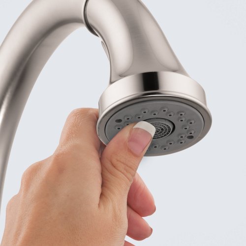Hansgrohe Talis C Premium Kitchen Faucet 1-Handle 14-Inch Tall Pull Down Sprayer Magnetic Docking Spray Head Wide Reach In Stainless Steel Optic, 04216800 #TOP6