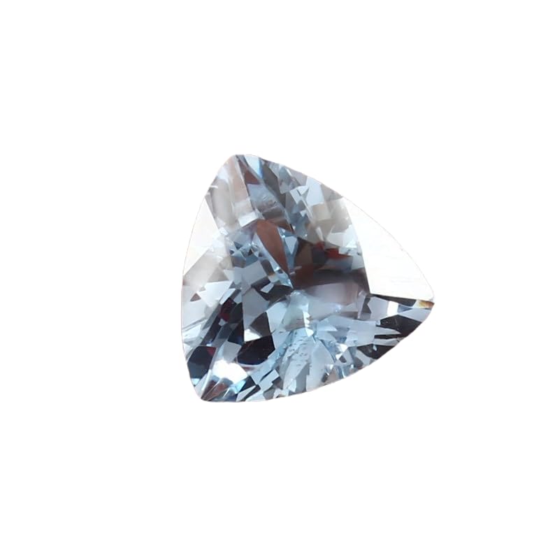 Aigue-marine brésilienne naturelle 13mm en forme de trillion pour fabriquer vos bijoux