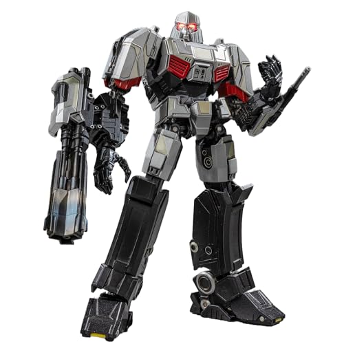 YOLOPARK Transformers One Megatron, 7.87-Inch Two Styles in One AMK PRO Transformers Toys with Magnetic Light-Up Effects | Switch Between D-16 & Final Form Megatron for Ages 15+