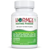 Hormex Rooting Hormone Powder #1 - Fast Roots for Tender Plant Cuttings | Root Stimulator Compound: Propagate & Clone Monsteras, Pothos, Philodendrons, African Violets, Herbs, Succulents & More