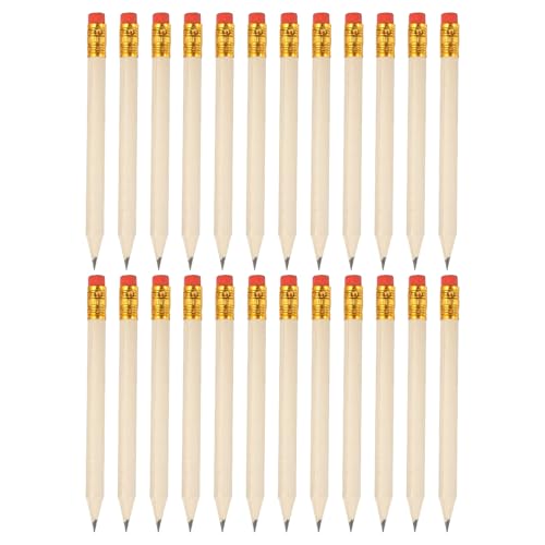 Demi-crayons de golf HB courts pré-taillés avec gomme pour enseignant et fournitures de bureau