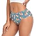 Dallonan Women's Underwear Brief Breathable Soft Knickers Dogs Corgi Breed Flowers XX-Large Multi