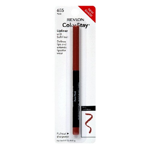 Revlon Colorstay Lipliner With Softflex, Rose 655, 0.01 Ounce #TOP14