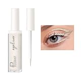 ZUK Liquid Eyeliner, Glitter Eyeliner, Quick-Drying, Rich Pigment, Colourful Eyeliner, Waterproof &