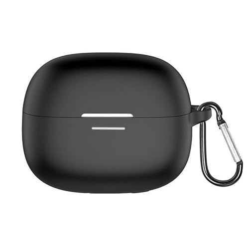 LUNBER-ARMOR�EFor Redmi Buds 8 Pro �P�[�X �V���R�� �V���v�� �ی�J�o�[ �J���r�i�t�� For Xiaomi �V���I�~ ���b�h�~�[ For �o�b�Y8 �v�� ���C�����X�C���z�� �J�o�[ ���h�~ �ی�P�[�X(�u���b�N)