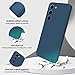 GiiYoon Silicone Case Compatible with Samsung Galaxy S23 5G, Full Body Silky Soft Touch Phone Case with Camera Protection, Shockproof Cover with Microfiber Lining, Blue
