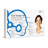 Test Tiroide TSH - Dosaggio per la Funzionalità Tiroidea - Diagnosi Ipotiroidismo - Test Rapido per la Tiroide - Kit Completo per Analisi a Casa - Risultati in 10 Minuti - Certificato CE