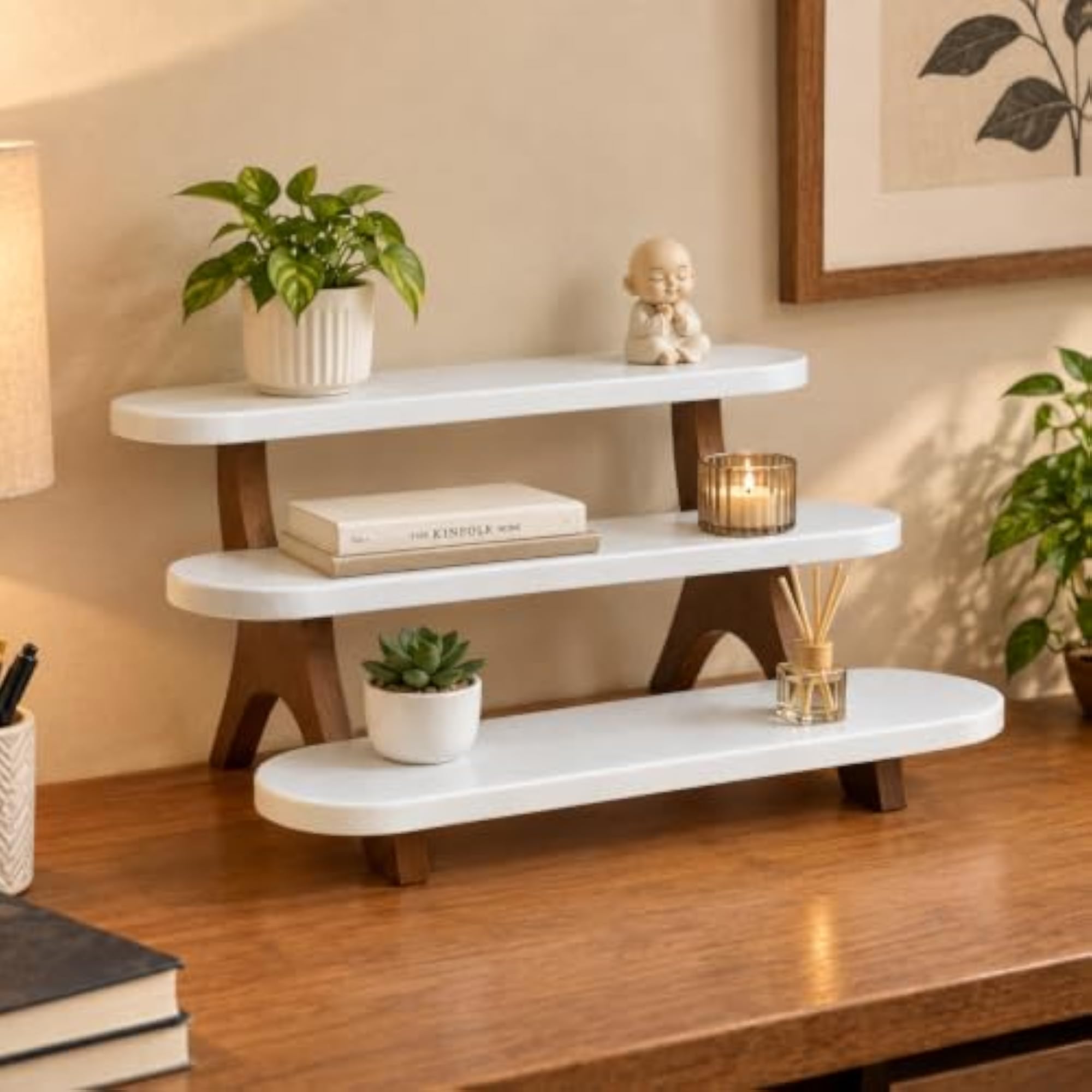 3 Tier Table Top Riser Stand for Home Decor