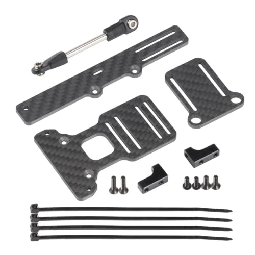 Plaque ESC carbone servo kit de mise à niveau premium pour crawler Axial et Vanquish