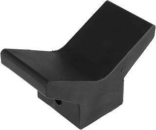ZKLGS Universal Negro Goma b Remolque Parada V Bloque Rodillo RV Piezas Camper Caravana Accesorios para caravanas