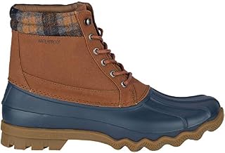 Sperry Brewster Boot Seasonal Tan/Navy/Plaid 12 M (D)