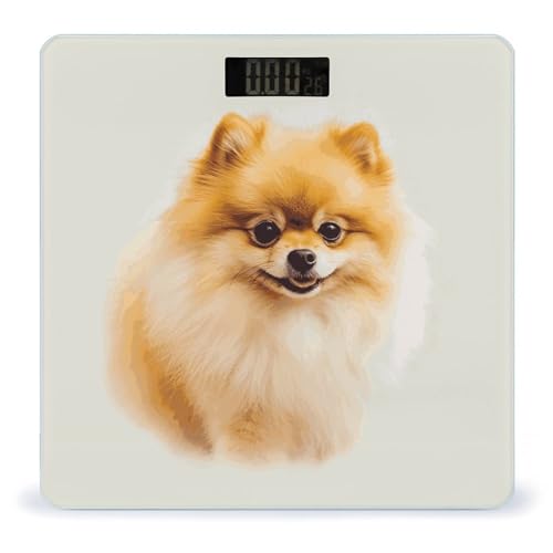 Báscula digital de baño con plataforma de vidrio templado miniatura 1