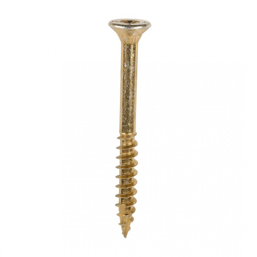 TIMco - C2 Clamp-Fix Multi-Purpose Screws - 8.0 x 80mm - Yellow