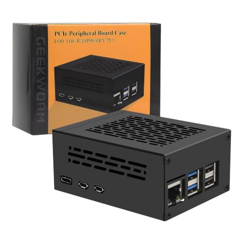 Amazon.co.jp: Geekworm Raspberry Pi 5 ケース P579 金属ケース Pi 5