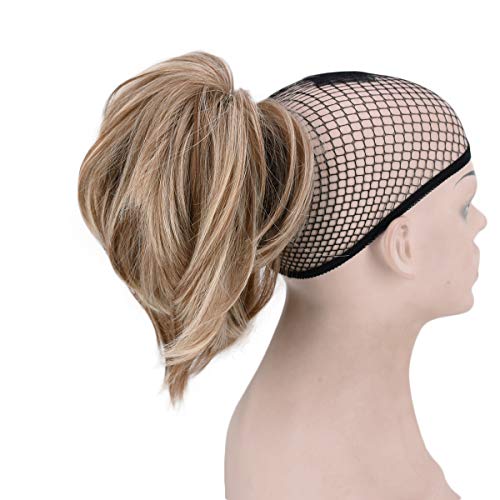 Ponytail Hair Extensions Messy Short Ponytail Synthetic Hair Clip in Ponytail (12H26)