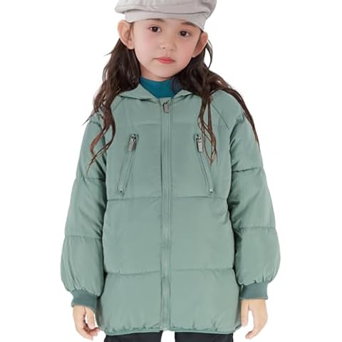 LANDUNSI Toddler Winter Coat Boys Girls Kids Puffer Jacket With Hood Light Baby Snow Childrens Coats Warm Padded Outerwear Cover