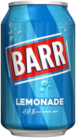 BARR since 1875, Sparkling Pineapple Soda, No Sugar Pineapple Flavoured Fizzy Drink "Fizzingly Fun" - 24 x 330ml Cans