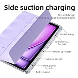 EspZanthic Etui do Xiaomi Redmi Pad SE 11 Cali z Pencil Uchwyt, 6 w 1, Wiele Kątów Widzenia, Podstawka w Kształt Y, Przezroczysta Tylna Okładka