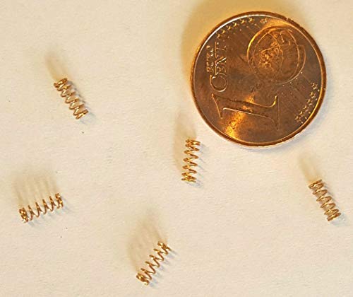 Lot de 10 ressorts hélicoïdaux en cuivre 1,7 x 4,5 mm Cover