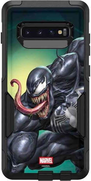 Skinit Decal Phone Skin Compatible with OtterBox Commuter Galaxy S10 Plus - Officially Licensed Marvel Classic Comics Venom Design